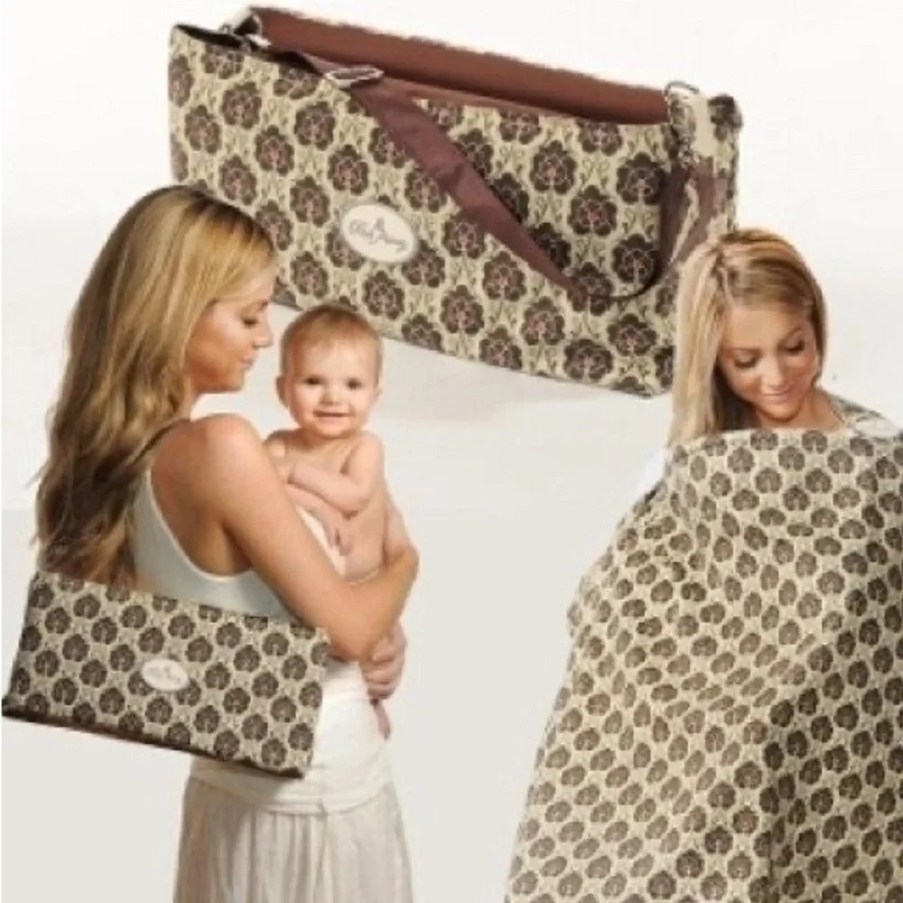 Peek Away Gray Floral‎ Essentials Nursing Pad